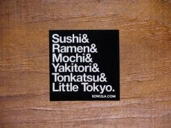 BOWLS Food Stickers LITTLE TOKYO