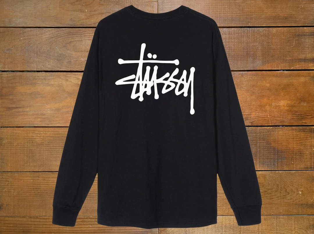 Stussy "Basic Stussy" Long Sleeve Tee NEW ARRIVALS 1 Stussy "Basic Stussy" Long Sleeve Tee NEW ARRIVALS