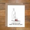 ACCESSORIES Power And Light Press "Bottle A Day" Card