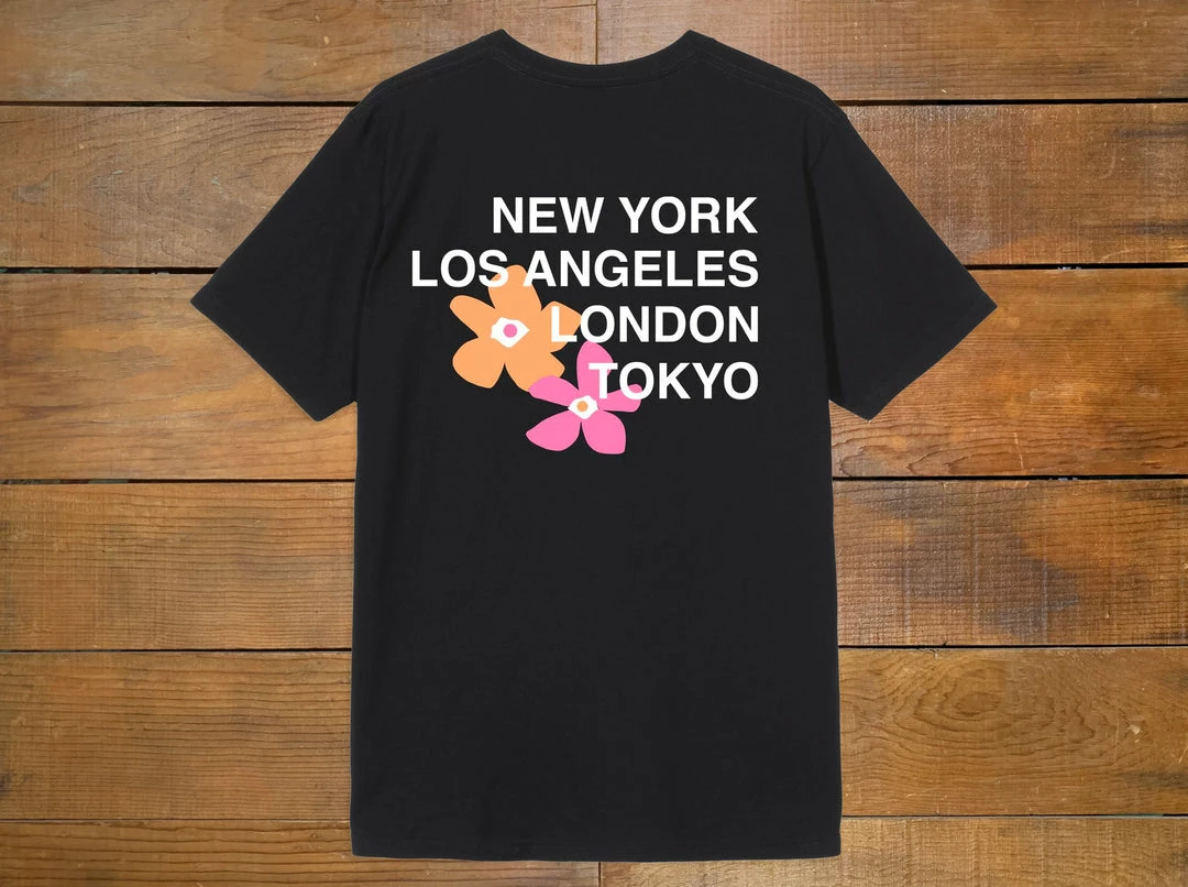 NEW ARRIVALS Stussy City Flowers Tee 1 NEW ARRIVALS Stussy City Flowers Tee