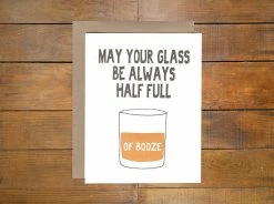 Power And Light Press "Glass Half Full" Card
