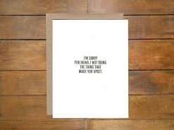 Power And Light Press "Upset" Card